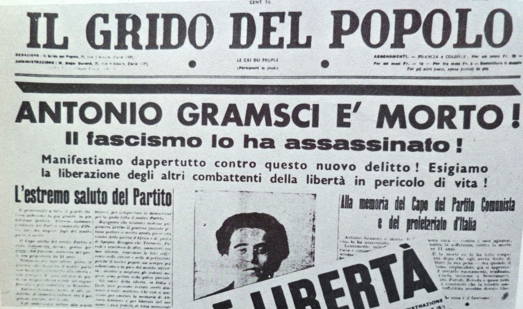 Oggi ricorre l’87° anniversario della morte di Gramsci!